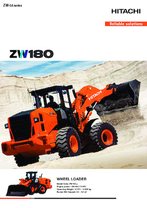 Încărcătoare pe roți Hitachi ZW180-5A