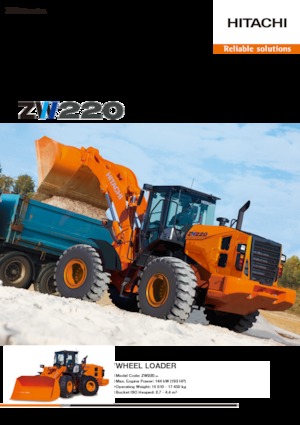 Încărcătoare pe roți Hitachi ZW220-5A