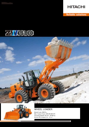 Încărcătoare pe roți Hitachi ZW310-5A