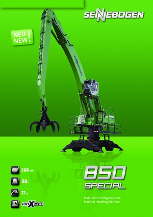 Excavatoare pe roți Sennebogen 850 M-special