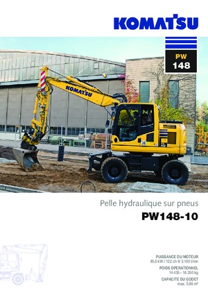 Excavatoare pe roți Komatsu PW148-10
