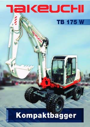 Excavatoare pe roți Takeuchi TB 175 W