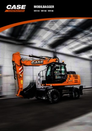 Excavatoare pe roți Case WX168