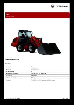 Încărcătoare pe roți Weidemann 4080