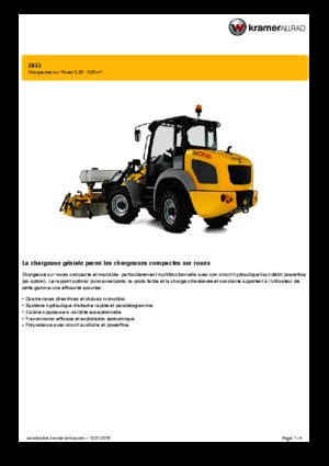 Încărcătoare pe roți Kramer 5055