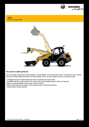 Încărcătoare pe roți Kramer 5085 T
