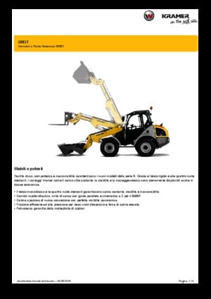 Încărcătoare pe roți Kramer 5085 T