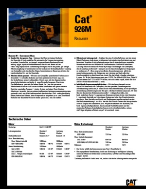 Încărcătoare pe roți Caterpillar 926M