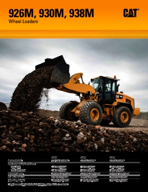 Încărcătoare pe roți Caterpillar 930M