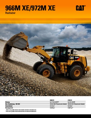 Încărcătoare pe roți Caterpillar 972M XE