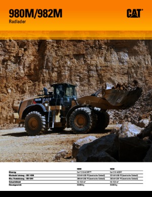 Încărcătoare pe roți Caterpillar 980M