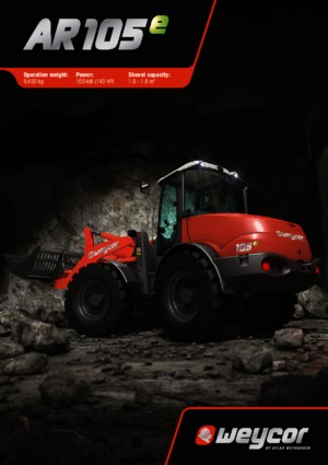 Încărcătoare pe roți weycor AR 105 e