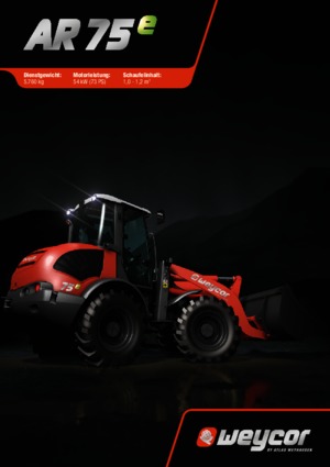 Încărcătoare pe roți weycor AR 75 e