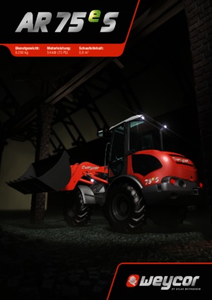 Încărcătoare pe roți weycor AR 75 e S