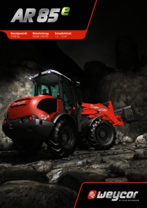 Încărcătoare pe roți weycor AR 85 e