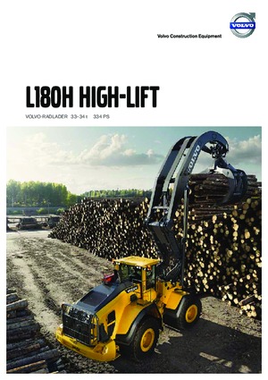 Încărcătoare pe roți Volvo L180H High-Lift
