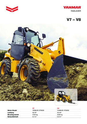 Încărcătoare pe roți Yanmar V8 