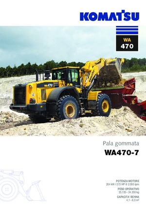 Încărcătoare pe roți Komatsu WA470-7