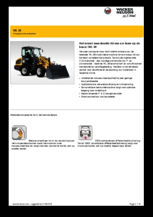 Încărcătoare pe roți Wacker Neuson WL38