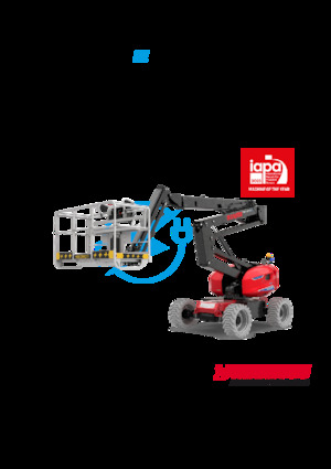 Nacele cu braț articulat pe roți Manitou 160 ATJ+ E