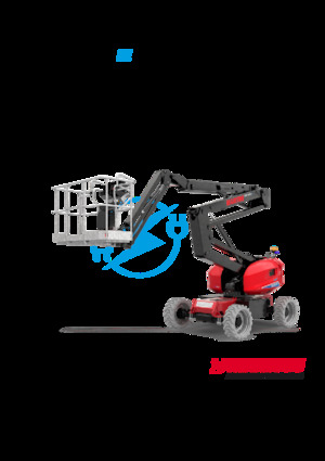 Nacele cu braț articulat pe roți Manitou 160 ATJ E