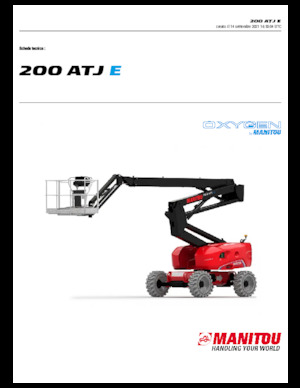 Nacele cu braț articulat pe roți Manitou 200 ATJ E