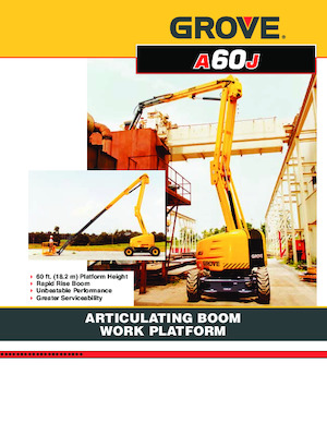 Nacele cu braț articulat pe roți Grove-Manlift A 60 J