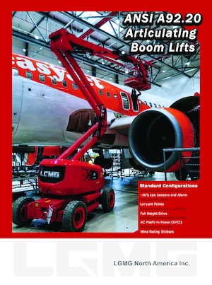 Nacele cu braț articulat pe roți LGMG  A45JE 