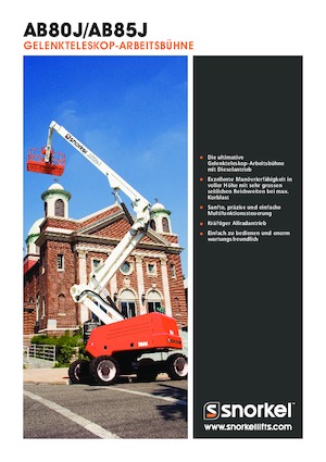 Nacele cu braț articulat pe roți Snorkel AB85J