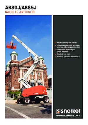 Nacele cu braț articulat pe roți Snorkel AB85J