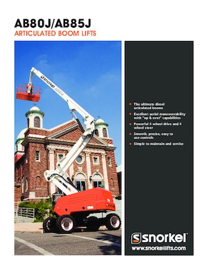 Nacele cu braț articulat pe roți Snorkel AB85J