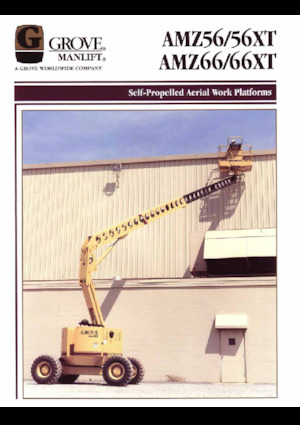 Nacele cu braț articulat pe roți Grove-Manlift AMZ 66 XT