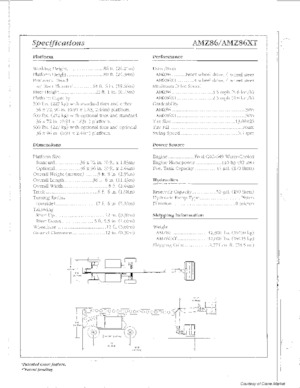 Nacele cu braț articulat pe roți Grove-Manlift AMZ 86 XT
