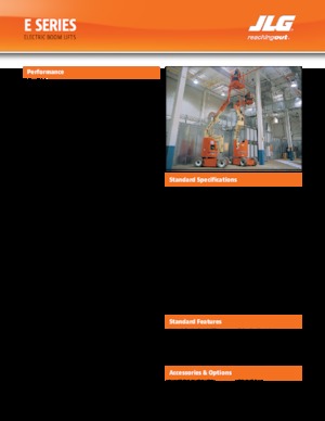 Nacele cu braț articulat pe roți JLG E400AN