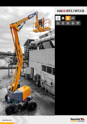 Nacele cu braț articulat pe roți Haulotte HA16 RTJ