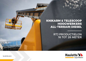 Nacele cu braț articulat pe roți Haulotte HA16 RTJ