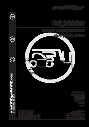 Nacele cu braț articulat pe roți Niftylift HR28