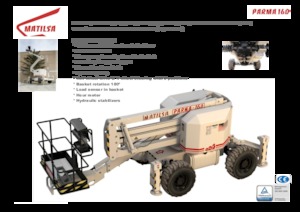 Nacele cu braț articulat pe roți Matilsa Parma 16 D