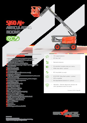 Nacele cu braț articulat pe roți Skyjack SJ 60 AJ+