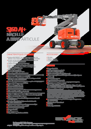 Nacele cu braț articulat pe roți Skyjack SJ 60 AJ+