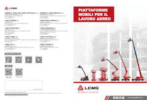 Nacele cu braț articulat pe roți LGMG  A14JE-2
