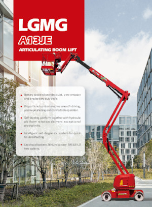 Nacele cu braț articulat pe roți LGMG  A13JE-LI