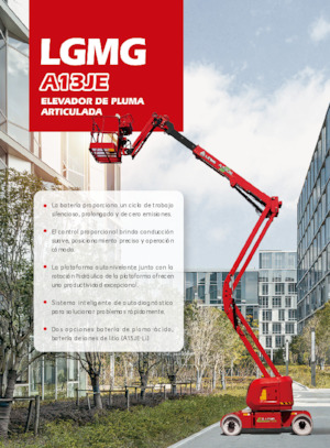 Nacele cu braț articulat pe roți LGMG  A13JE-LI