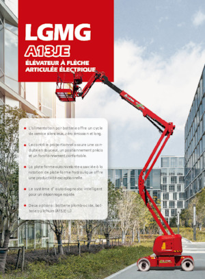 Nacele cu braț articulat pe roți LGMG  A13JE-LI