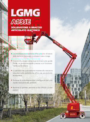 Nacele cu braț articulat pe roți LGMG  A13JE-LI