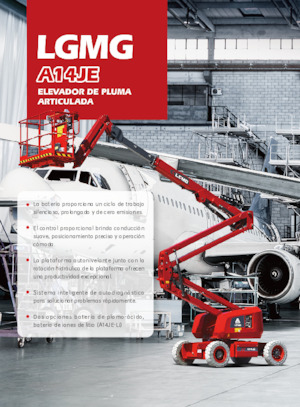 Nacele cu braț articulat pe roți LGMG  A14JE