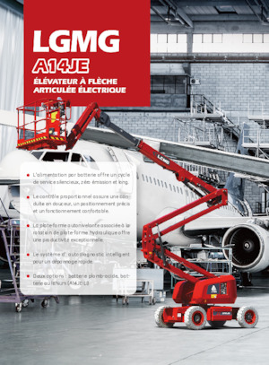 Nacele cu braț articulat pe roți LGMG  A14JE