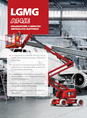 Nacele cu braț articulat pe roți LGMG  A14JE