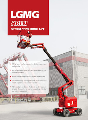 Nacele cu braț articulat pe roți LGMG  AR11J