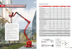 Nacele cu braț articulat pe roți LGMG  AR11J
